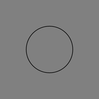 Stroked circle|sense